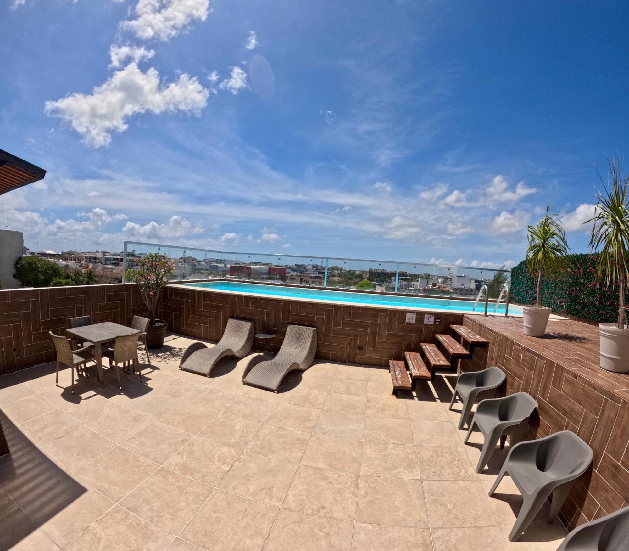 Studios With Roofpool In Vanessa 24 Playa del Carmen Eksteriør billede